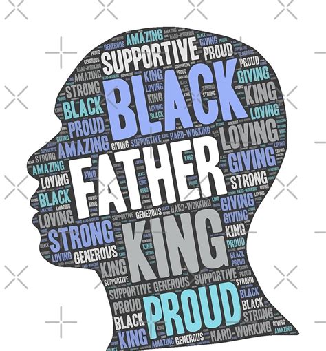 African American Fathers Day Word Art By Blackartmatters Redbubble