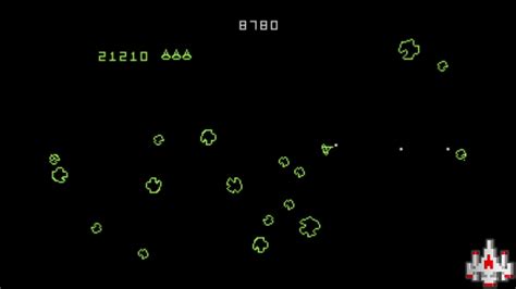 Asteroids Deluxe Intermediate Atari 7800 Emulated Youtube