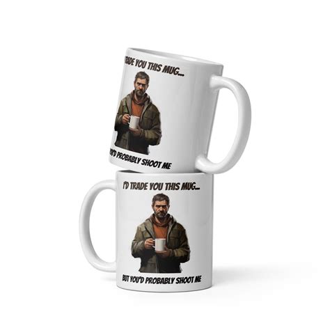 Dayz Game Themed Mug Player Character Design Unique Coffee Cup For Gamers Trade And Betrayal