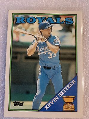 Kevin Seitzer 1988 Topps 275 All Star Rookie Cards Kansas City Royals