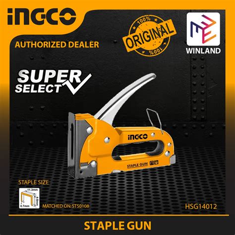 Ingco By Winland Mm Stainless Steel Super Select Staple Gun Tacker