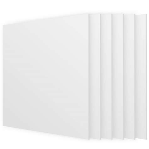 Buy Mukchap Pack X Inch White Acrylic Plexiglass Sheet