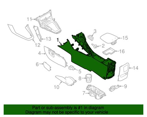 Ford F Ez A Hc Center Console Ford Focus Oem