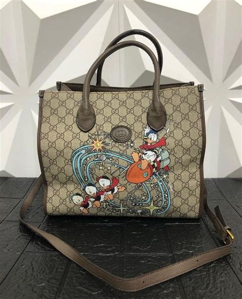 Gucci Made In Italy Pvc Mix Kulit Asli Fesyen Wanita Tas Dompet Di