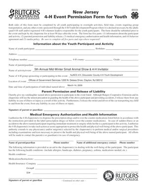 Fillable Online Saws Permission Form Meetup Fax Email Print