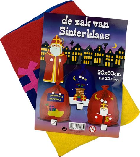 Cadeautjeszak De Zak Van Sinterklaas X Cm Sinterklaas