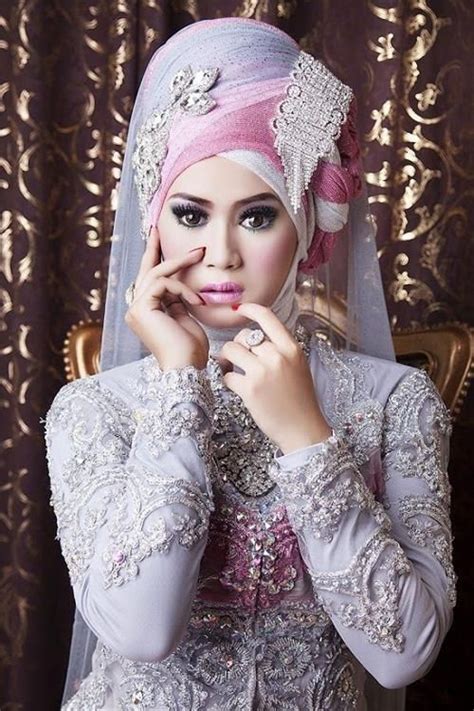 Muslim Wedding Hijab Styles Hijab Style Trends Kerudung Pengantin