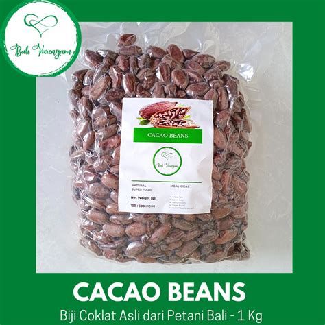 Jual Biji Coklat Tinggi Antioksidan Asli Dari Petani Bali Raw Cacao