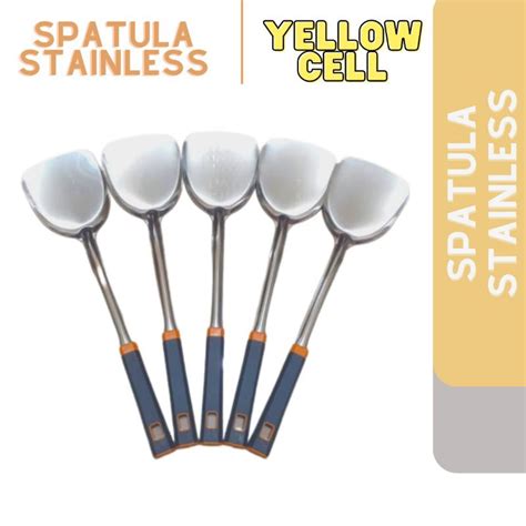 Jual SPATULA STAINLESS SUTIL MASAK ANTI KARAT SODET STAINLESS STEEL