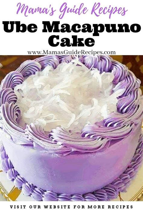 Ube macapuno cake – Artofit