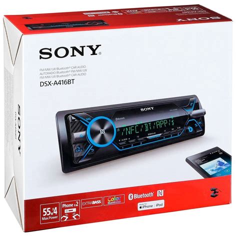 Sony Dsx Bt Media Player Single Din Radio Bluetooth