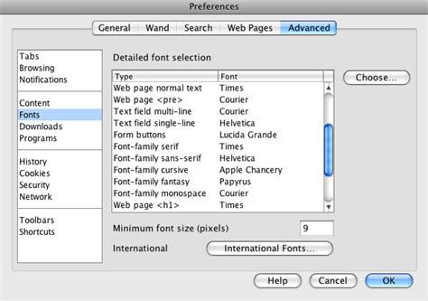 Web Browser Font Defaults Scott Granneman