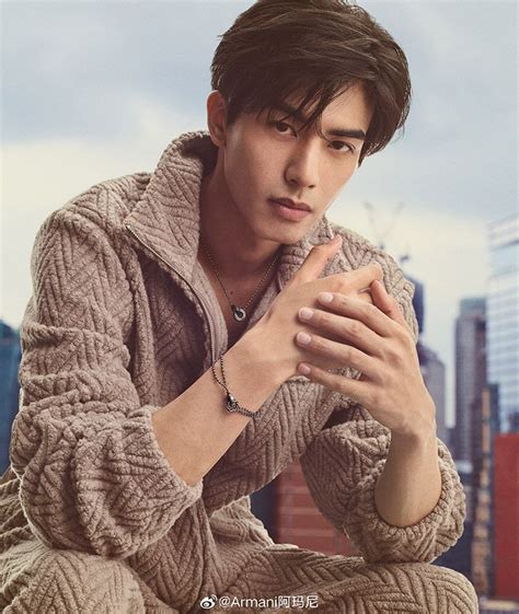 Song Weilong Models Emporio Armani Fall Winter 2023 Watches