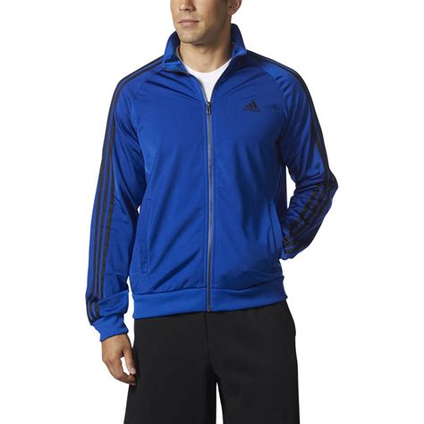 Adidas Men S Essentials Stripe Tricot Track Jacket Adidas Ships