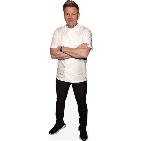 Gordon Ramsay (White Jacket) Cardboard Cutout (lifesize OR mini size). Standee. Stand Up ...