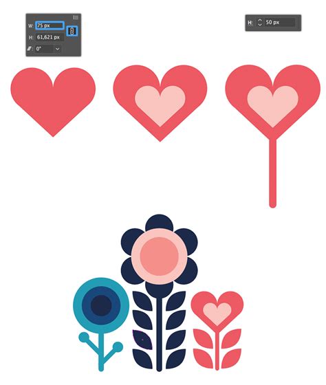 How To Create A Set Of Folk Flowers In Adobe Illustrator