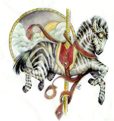 Carousel Series - Zebra by Reowyn on DeviantArt