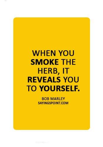 Smoking Weed Quotes Bob Marley