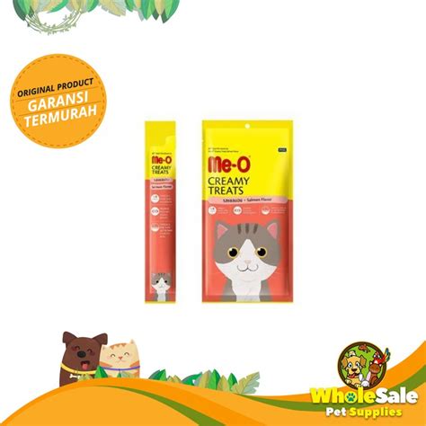 Jual Meo Me O Creamy Treats Snack Kucing Rasa Salmon Flavor Pack Gr