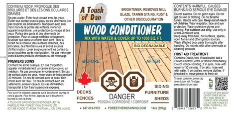 WOOD CONDITIONER | A TOUCH OF DAN