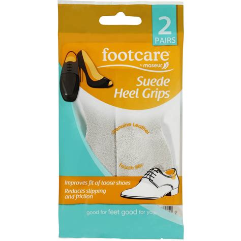 Footcare By Maseur Suede Heel Grip 2pairs Woolworths