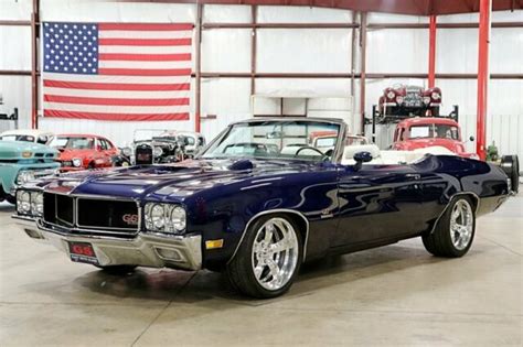 1972 Buick Gran Sport Tribute 1366 Miles Pacific Blue Convertible 455ci