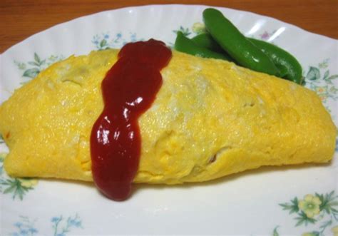 Omelet Rice Omu Rice Food In Japan