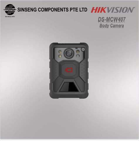 Hikvision 4G Body Wear Camera DS MCW407 32G GLE Ultra Series H 265 WiFi