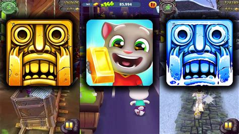 Temple Run Sky Summit Vs Talking Tom Gold Run Vs Temple Run Frozen