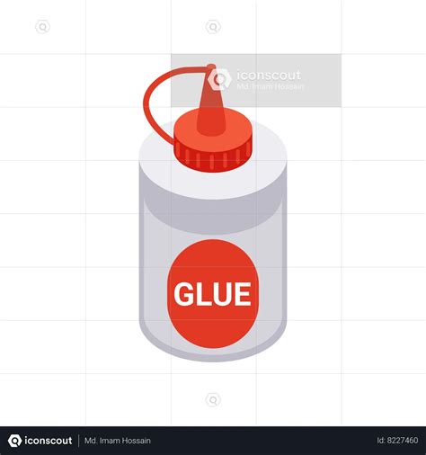 Glue Animated Icon Download In Json Lottie Or Mp4 Format