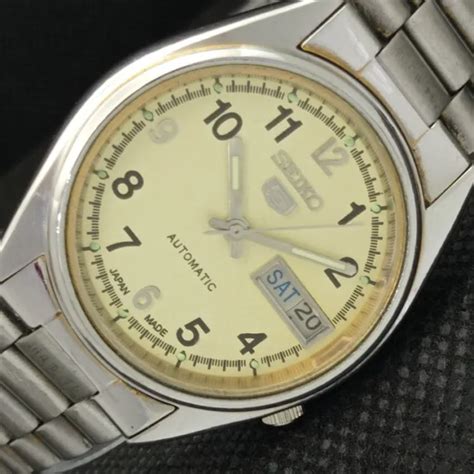 Genuine Vintage Seiko Automatic A Japan Mens Day Date Watch C