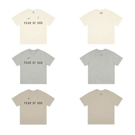 Nike X Fear Of God X Nba T Shirttee 3 Color Luxury Apparel On Carousell