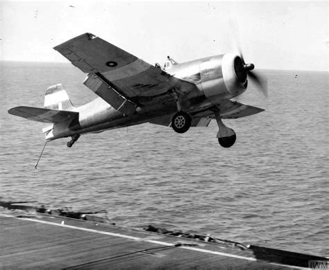 Asisbiz Grumman Hellcat MkII RN FAA 804NAS L Aborted Landing HMS Ameer