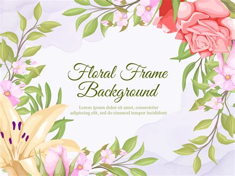 Wedding Background Floral Vector Design Graphic by lukasdediz ...