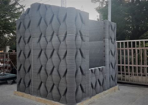 3d Concrete Printing Triple S Surface Structure Shelter 3d