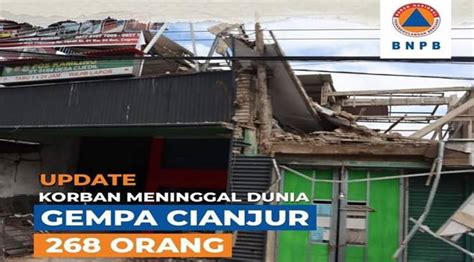 Hari Ke 3 Gempa Cianjur Telan Korban 268 Jiwa Tim SAR Masih Cari 151