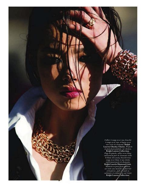 Fei Fei Sun By Hans Feurer For Vogue Paris October 2011 Model Blog