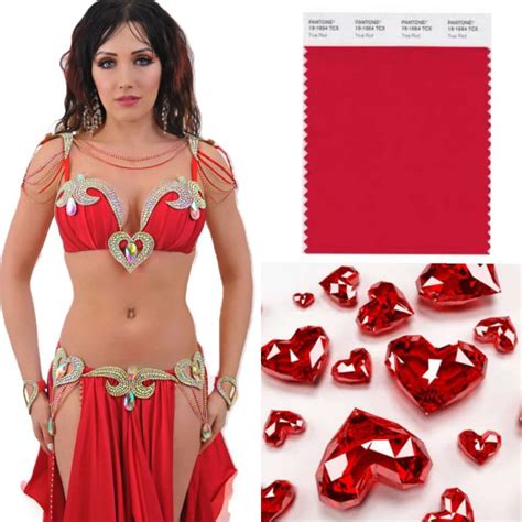 Red Belly Dance Costume Collection By Aida Aida Style