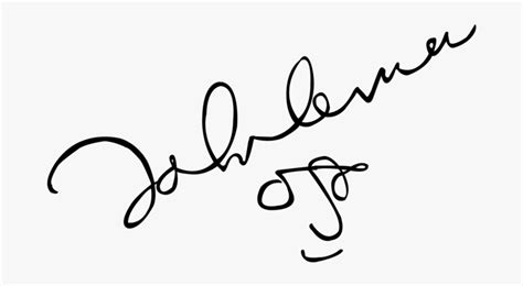 Transparent John Lennon Png - John Lennon Signature Transparent , Free ...