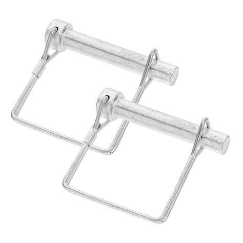 2pcs Trailer Safety Pin Trailer Jack Pin Spring Latch Pin Trailer Lock