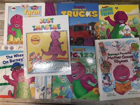 33 Barney The Dinosaur Children Books Baby Bop Bj Adventure Hunt