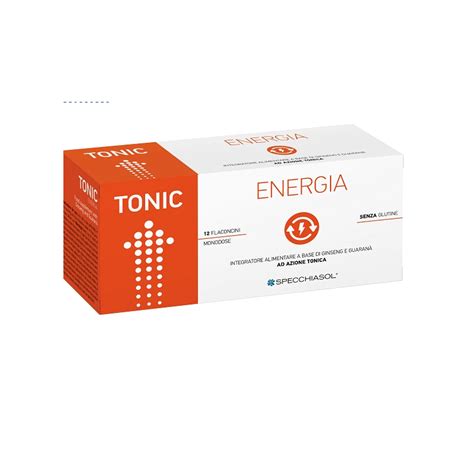 Specchiasol Tonic Energia Integratore Azione Tonica 12 Flaconcini Tuttofarma