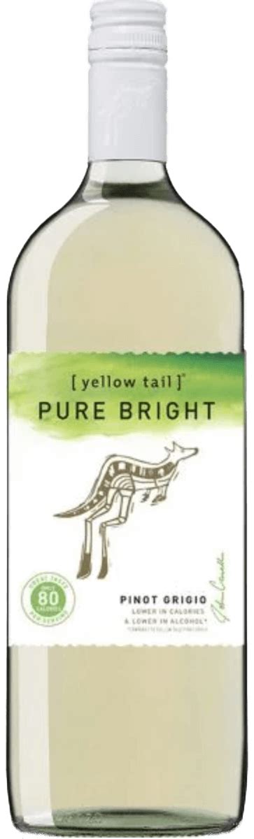 Yellow Tail Pinot Grigio Pure Bright 1 5L Bremers Wine And Liquor