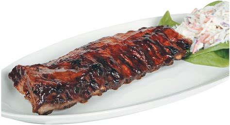 Barbecue Ribs with Coleslaw - Prepared Food Photos, Inc.