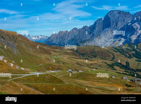 Grindelwald-First cable car in Switzerland Stock Photo - Alamy