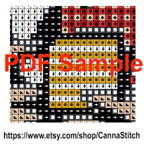 Gourmet Coffee Pulp Fiction Cross Stitch Pdf Pattern Etsy