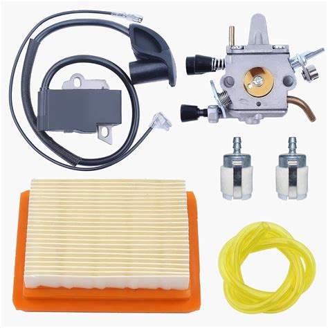 Haishine Carburetor Ignition Coil Air Filter Fuel Line Kit For Stihl Fs350 Fs300