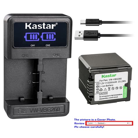 Kastar Battery Lcd Dual Charger For Panasonic Vw Vbg260 Hdc Sd1 Hdc Sd10 Camera Ebay