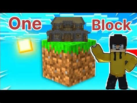 Finally I Build A House In My One Block Minecraft Gamerfleet