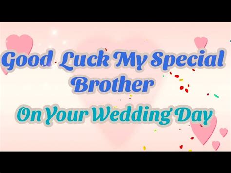 Tips For Crafting Unique Marriage Wishes Messages For Your Brother